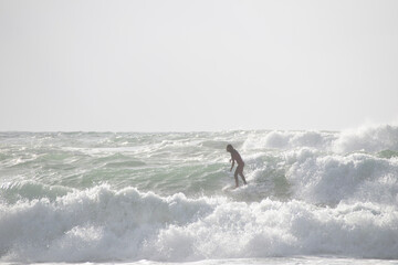 surfer in action