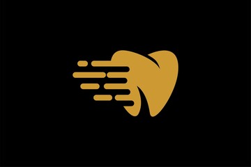 Dental clinic logo design. Dental care sign symbol. Tooth icon vector. 