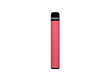 Electronic Cigarette isolated on a white background. Electronic device that simulates tobacco smoking.