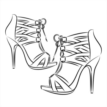 High Heels Drawing Images – Browse 17,626 Stock Photos, Vectors, and Video  | Adobe Stock