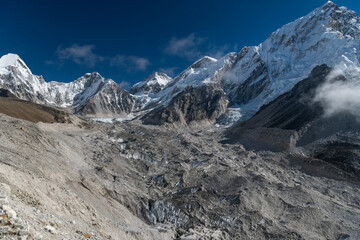 Khumbu Glacier towards Everest Base Camp