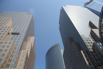 Fototapeta na wymiar World Trade Center buildings New York