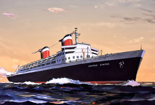 Vintage Ocean Liner