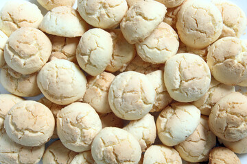 Background manioc biscuit. 