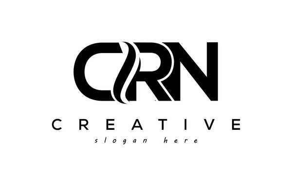 Letter CRN creative logo design vector