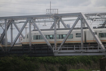 Fototapeta premium 近鉄名古屋線の電車
