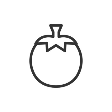 Tomato line icon, sign or symbol.