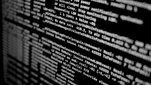 System Log Running in Console