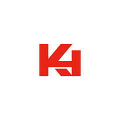 K4 initial letter monogram. Company logo design.