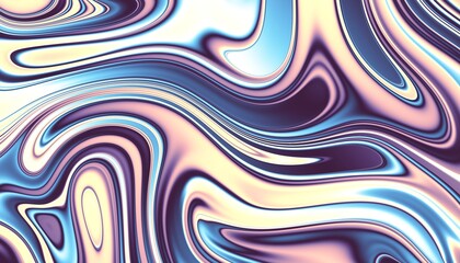 Wavy abstract futuristic background