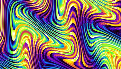 Wavy abstract futuristic background