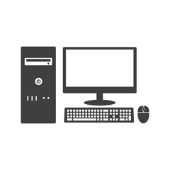 Personal Computer Vector Design Set