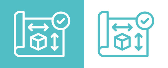 Architect plan icon. Design planning icon vector illustration