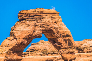 Delicate Arch Rock Canyon Arches National Park Moab Utah