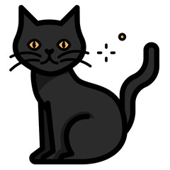 cat line icon