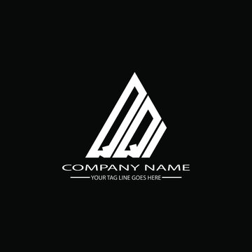 QQI letter logo creative design. QQI unique design