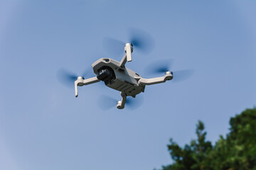 Photo of the drone during flight.