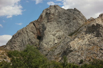 mountains Tuttybulak in Shymkent