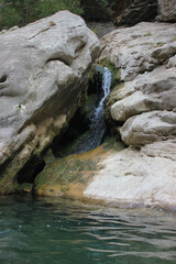 Tuttybulak river in Shymkent