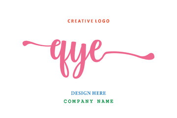 QYE lettering logo is simple, easy to understand and authoritative