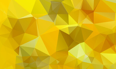 Yellow Abstract Color Polygon Background Design, Abstract Geometric Origami Style With Gradient