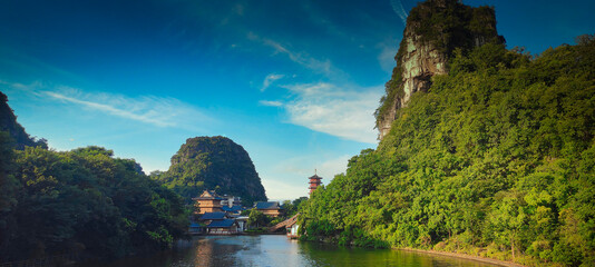 River in mountains