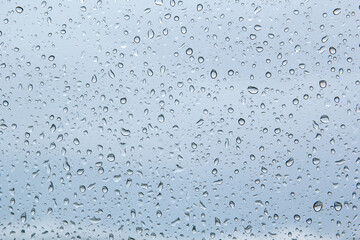 water drops on the window