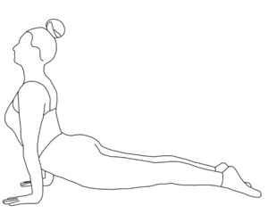 yoga, urdhva mukha svanasana, upward facing dog pose