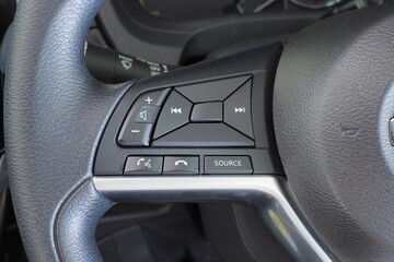 ステアリングスイッチのアップ