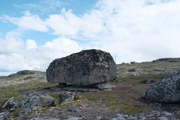 Seid (sacred stone of the Sami), Murmansk region, Russia