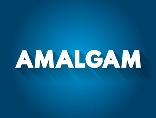 Amalgam text quote, concept background