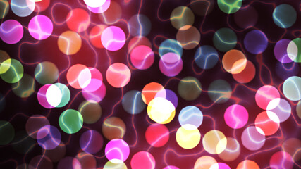 Abstract background with bokeh defocused lights. Stylish illustration