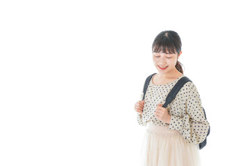 笑顔の若い女性ポートレート