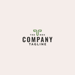 minimal vector graphic alphabet symbol template. letter T logo.