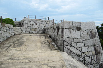二本松城跡（霞ヶ城）の天守台【国指定史跡】／日本福島県二本松市