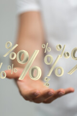 Fototapeta premium Your personal interest rate.