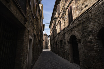 Fototapeta na wymiar view of the town of Bevagna