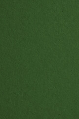 The surface of dark green cardboard. Paper texture with cellulose fibers. Vertical paperboard background. Glamorous and elegant autumn color. Macro