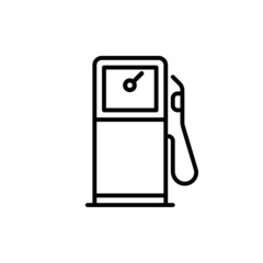 Fuel icon vector. Petrol illustration sign collection. Energy symbol or logo.
