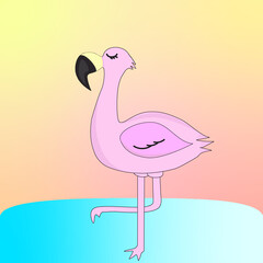 pink flamingo