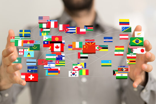 international flags 3d global partner