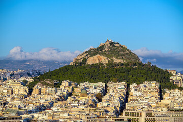 Downtown Athens city skyline, cityscape