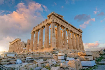 Fotobehang Parthenon temple at Acropolis Hill in Athens © f11photo