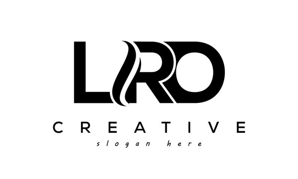 Letter LRO creative logo design vector