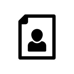 Curriculum portfolio icon