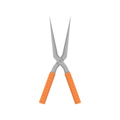 garden shears flat icon