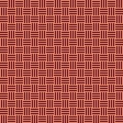 Brown Geometric background. Square weave parquet seamless pattern. Abstract background. Vector background. Floor pattern.