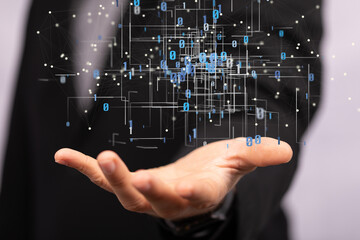 Futuristic wave, Futuristic data stream