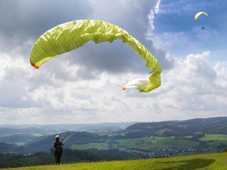 Paraglider im Sauerland