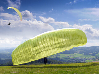 Paraglider im Sauerland